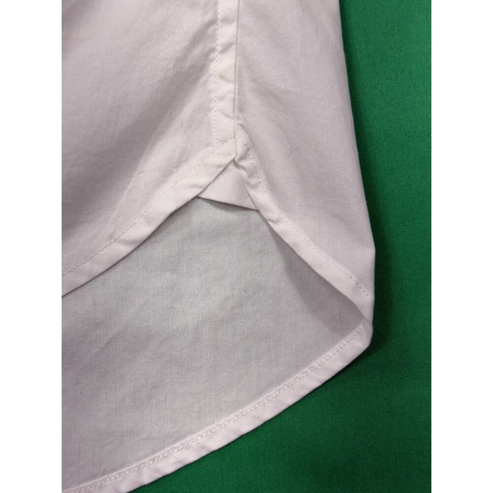 NWT J.Crew White cotton classic button-down shirt fitted silhouette Sz 6 - Picture 6 of 15